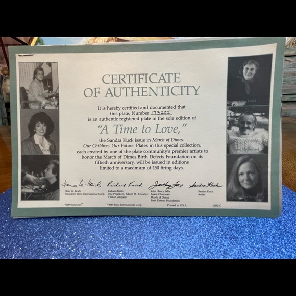 Vintage Collector Plate - Picture 11 of 11